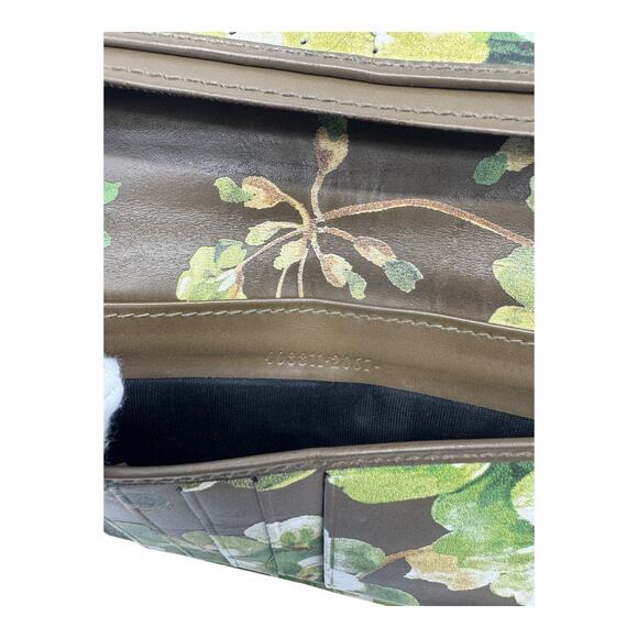 🔴 Gucci Long Wallet - Black Floral Leather - Picture 9 of 9